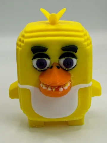 Figura decorativa: 99 Nights Chica Sprite - Blocky Animatronic — vista de referencia 2