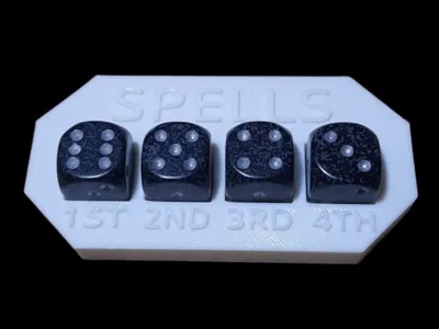 Spell slot Tracker- for Half Casters (1-4)