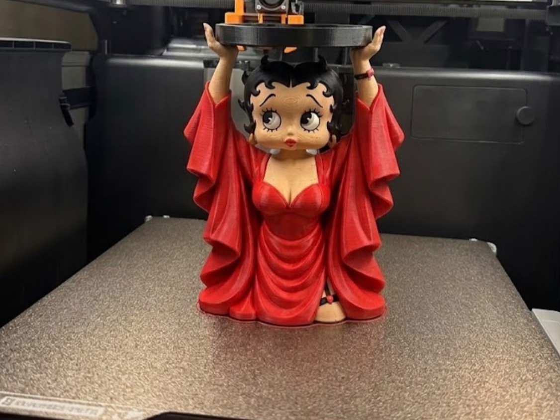 betty boop candle holder - 1