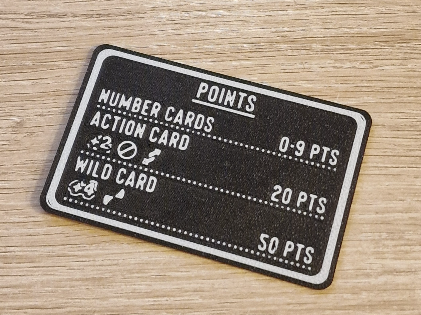 UNO Points Card