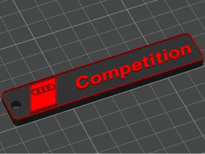 Audi Competition Keychain