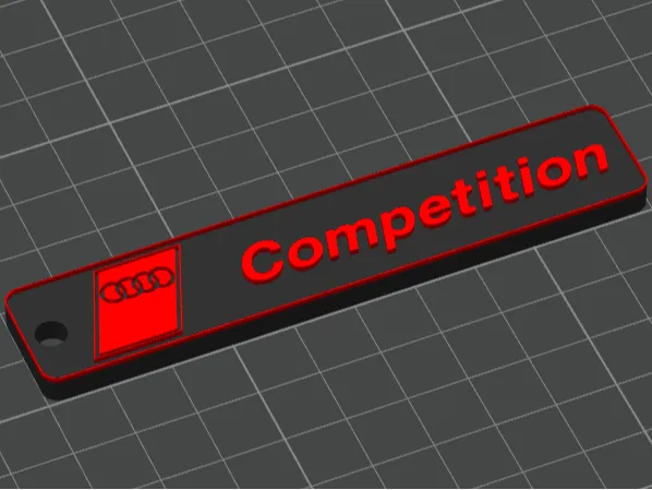 Audi Competition Keychain