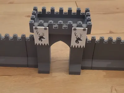 Modular Legos Fortress - Banners