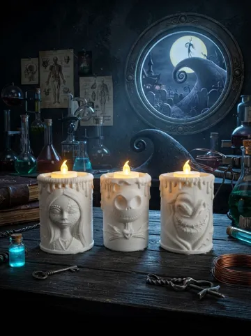 Accesorio de iluminación decorativa: The Nightmare Before Christmas Tealight Holders — vista de referencia 4