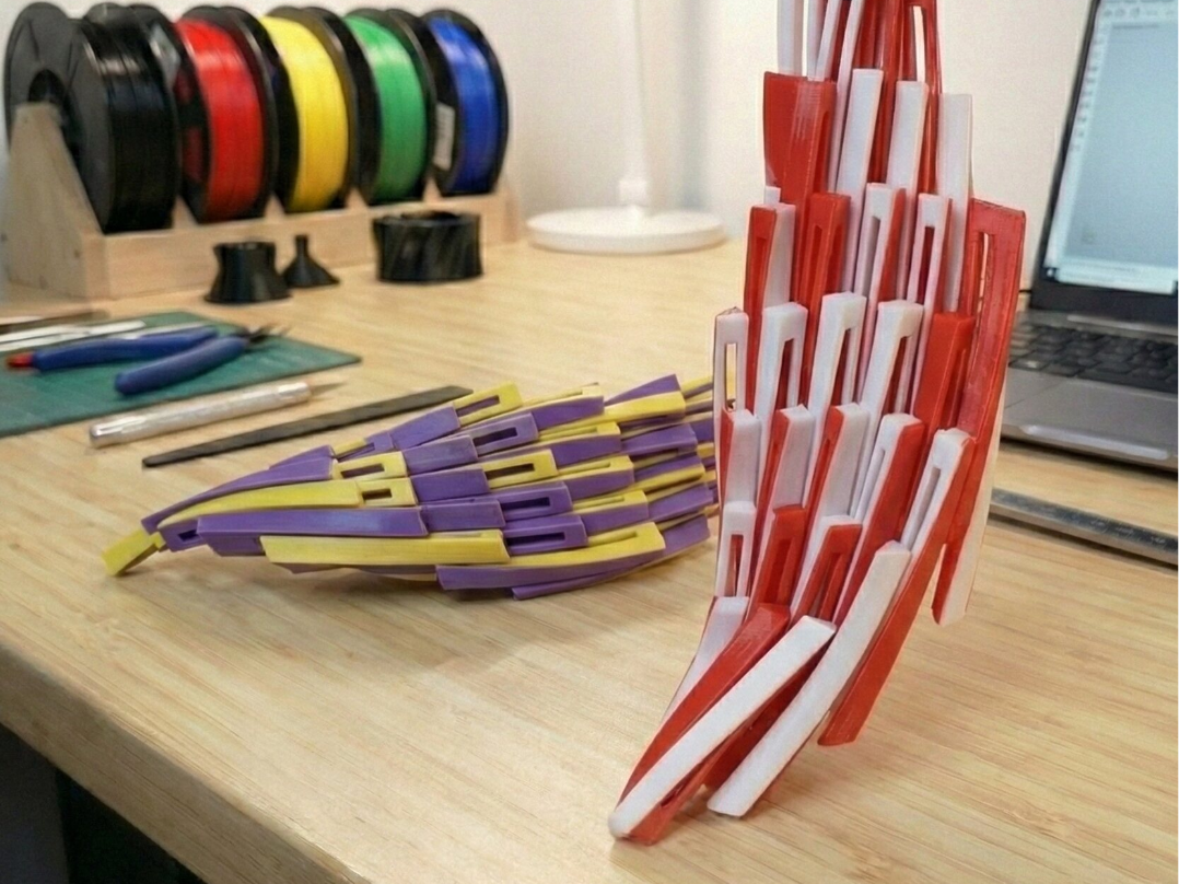 Kinetic Hex Twist - Print-in-Place Fidget