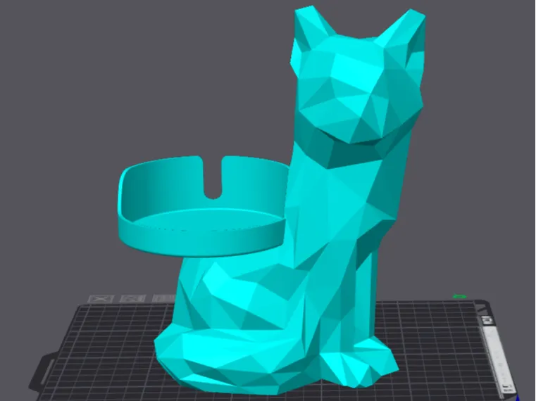 Low Poly Fox Alexa holder (Echo Dot 5)