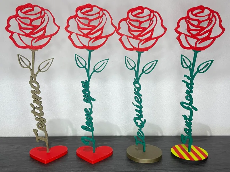 Rosa San Valentin, Rosa San Jordi