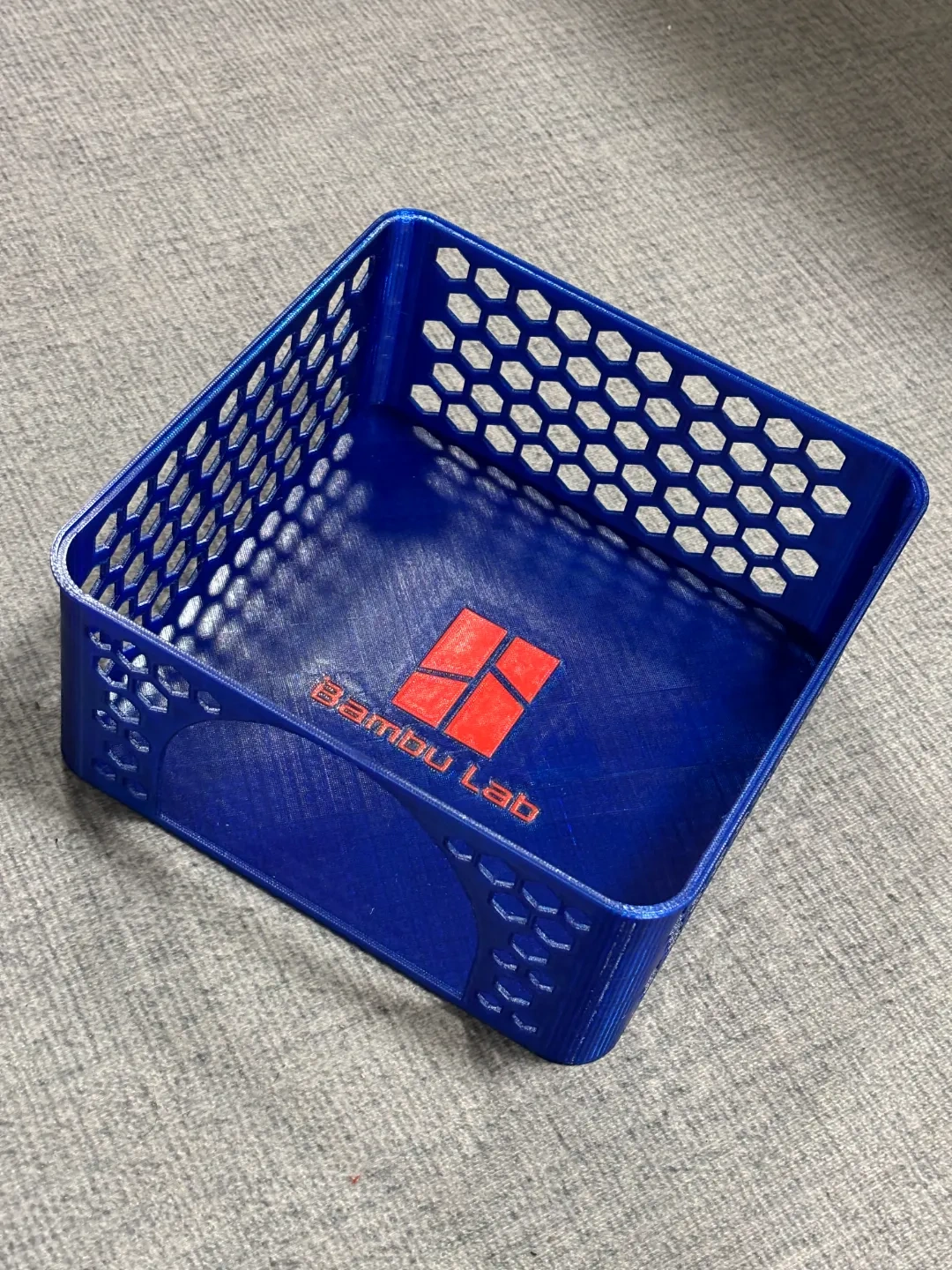 Miniatura 2 do modelo 3D 叠叠储物篮有开口拿取更方便