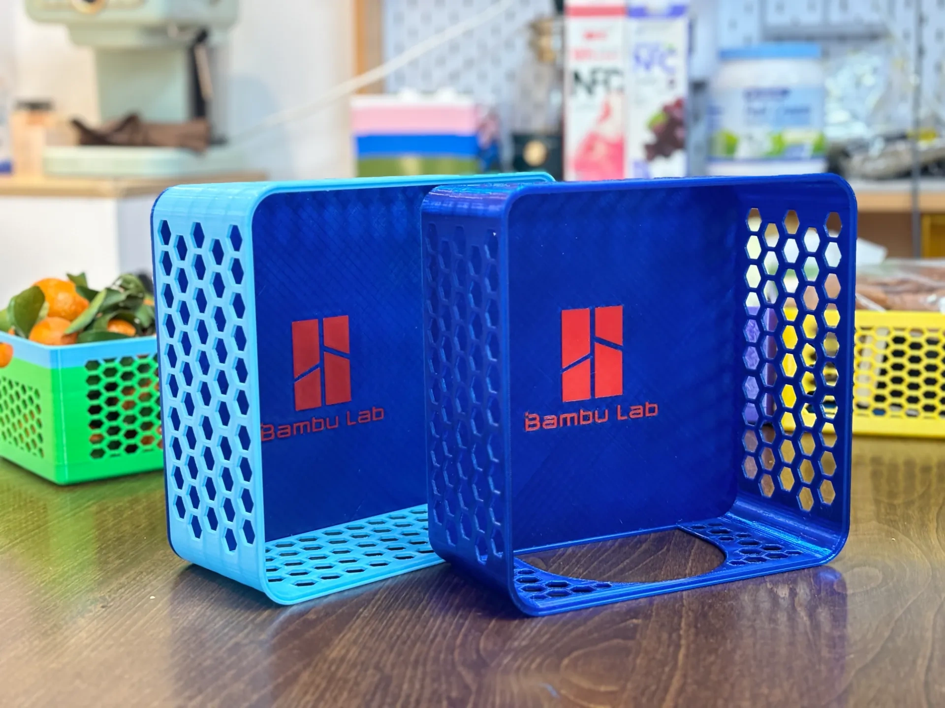 Miniatura 5 do modelo 3D 叠叠储物篮有开口拿取更方便