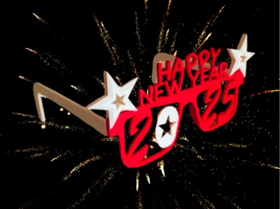 2025 New Year Glasses