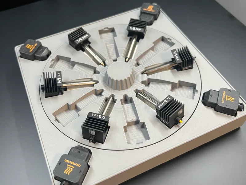 Hotend roulette organizer gridfinity