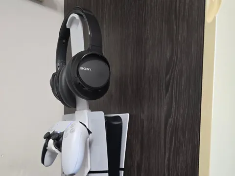 Dual Controller & Headset Stand - Side Mount PS5