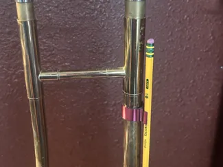 Trombone Pencil Holder