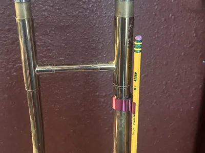 Trombone Pencil Holder