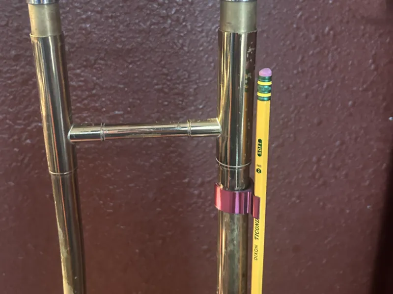 Trombone Pencil Holder