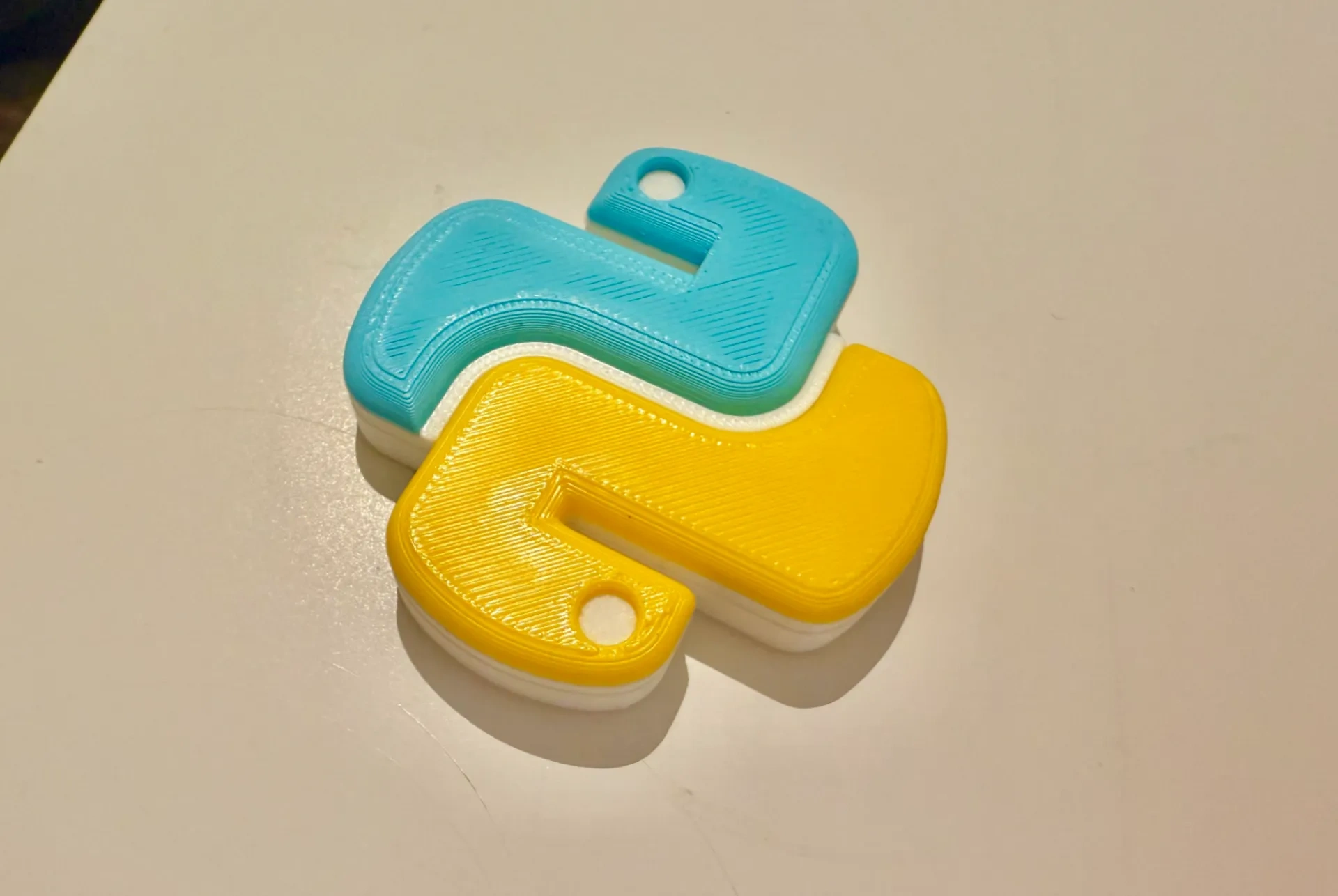 Python Fridge Magnet, Python Logo Refrigerator Magnet by 烤肉店老闆 - MakerWorld