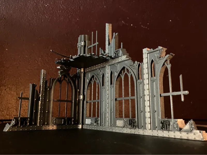 Wargame Terrain Urban Ruin 3