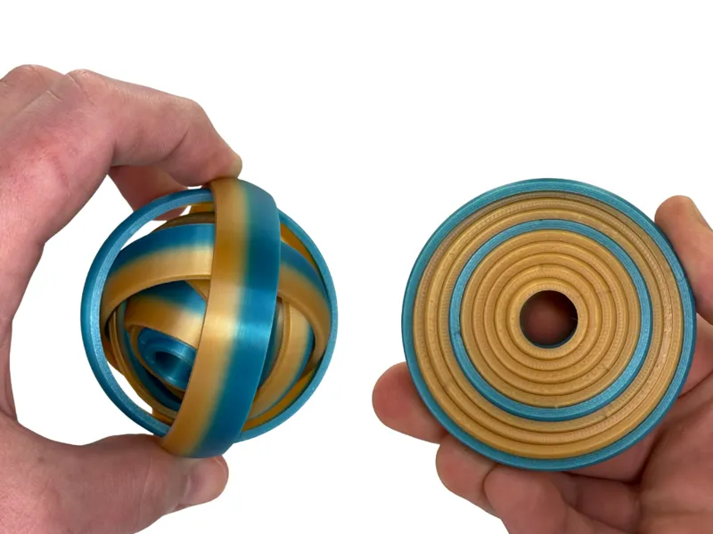 Gyro Fidget - Ten Rings