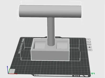 Headband stand with jewelry storage 