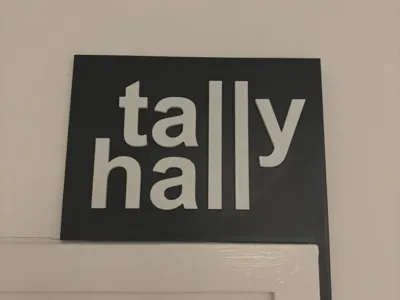 Tally Hall Door Corner Decoration