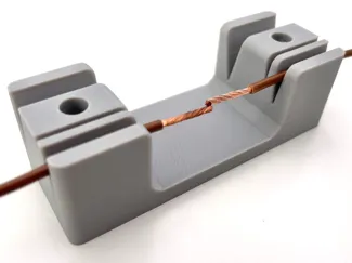 Soldering wire holder