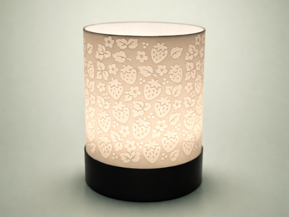 Strawberry Bloom Lantern (Fast Print-No Support)