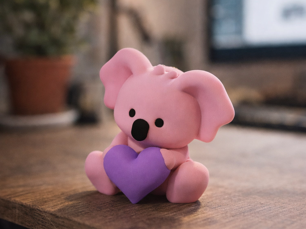 CUTE KOALA heart st valentine day