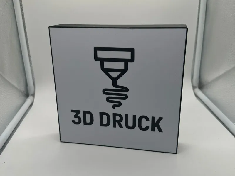 3D Druck Lichtbox
