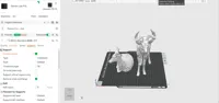 Tête de cerf de Virginie façon voronoi — photo 2