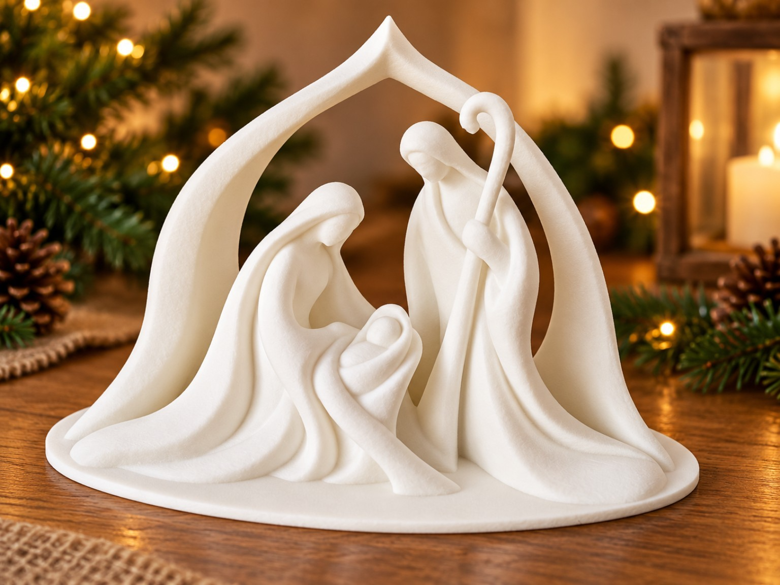 Minimalist Nativity Scene - 1