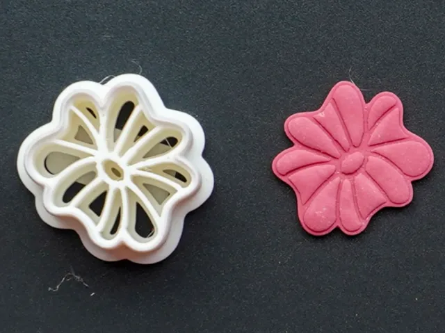 Flower Polymer Clay Cutter Earrings Necklace