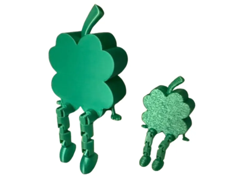 Quick Flexi Articulated Four-Leaf Clover St Paddys