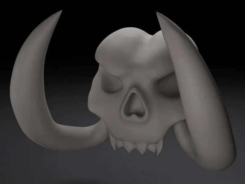 "Bwonsamdi" face skull
