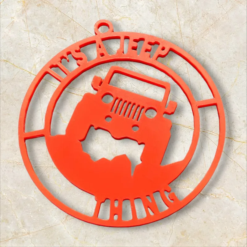 Jeep Christmas Ornament 2