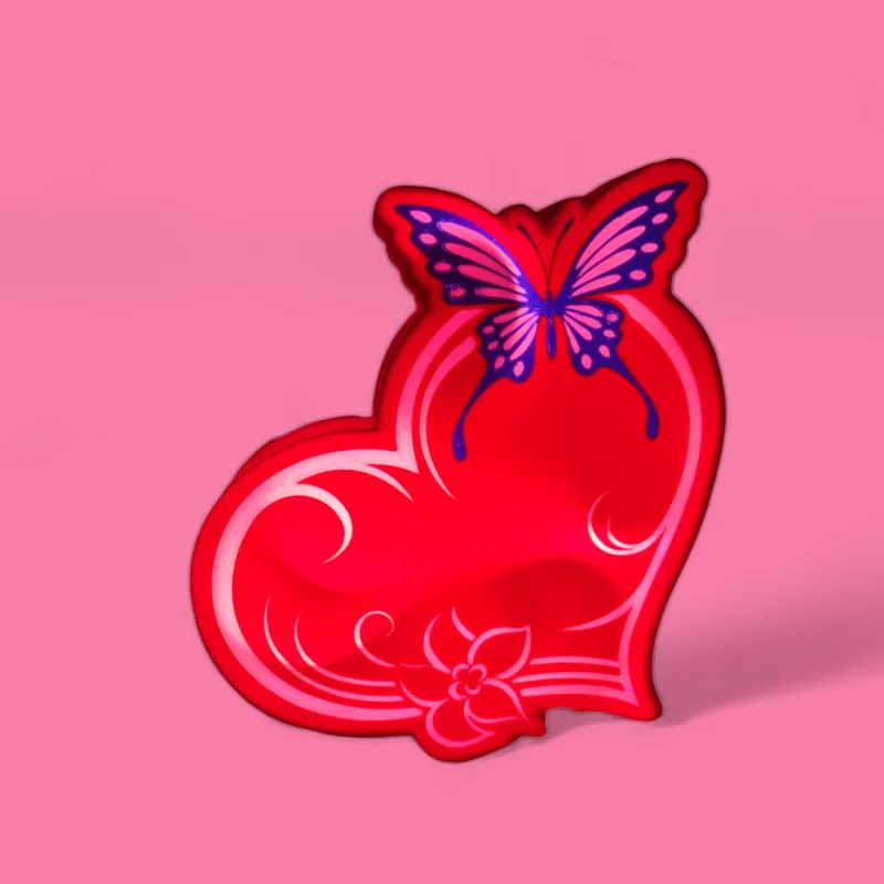 Butterfly Heart Lightbox