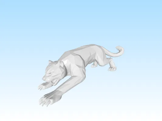 Low Poly Panther