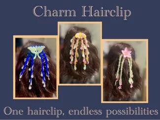Articulated Charm Hairclip