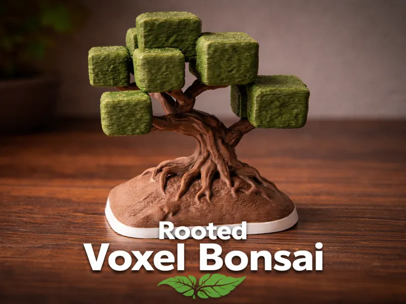 Rooted Voxel Bonsai