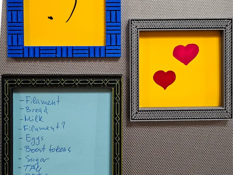 Sticky Note Magnetic Frame (5x2 magnets)