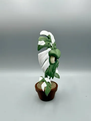 Modelo para impresión 3D: Grumpy Monstera — vista de referencia 5