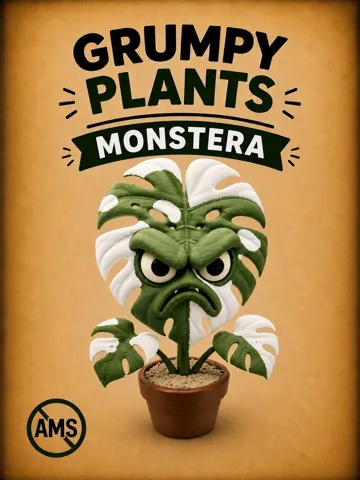 Modelo para impresión 3D: Grumpy Monstera — vista de referencia 2
