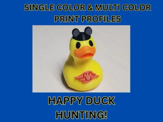 Disney Cruise Line Duck Multi and Single Color