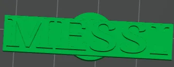 Messi croc charm