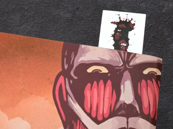 Marque-page lithophanie Attack on Titan