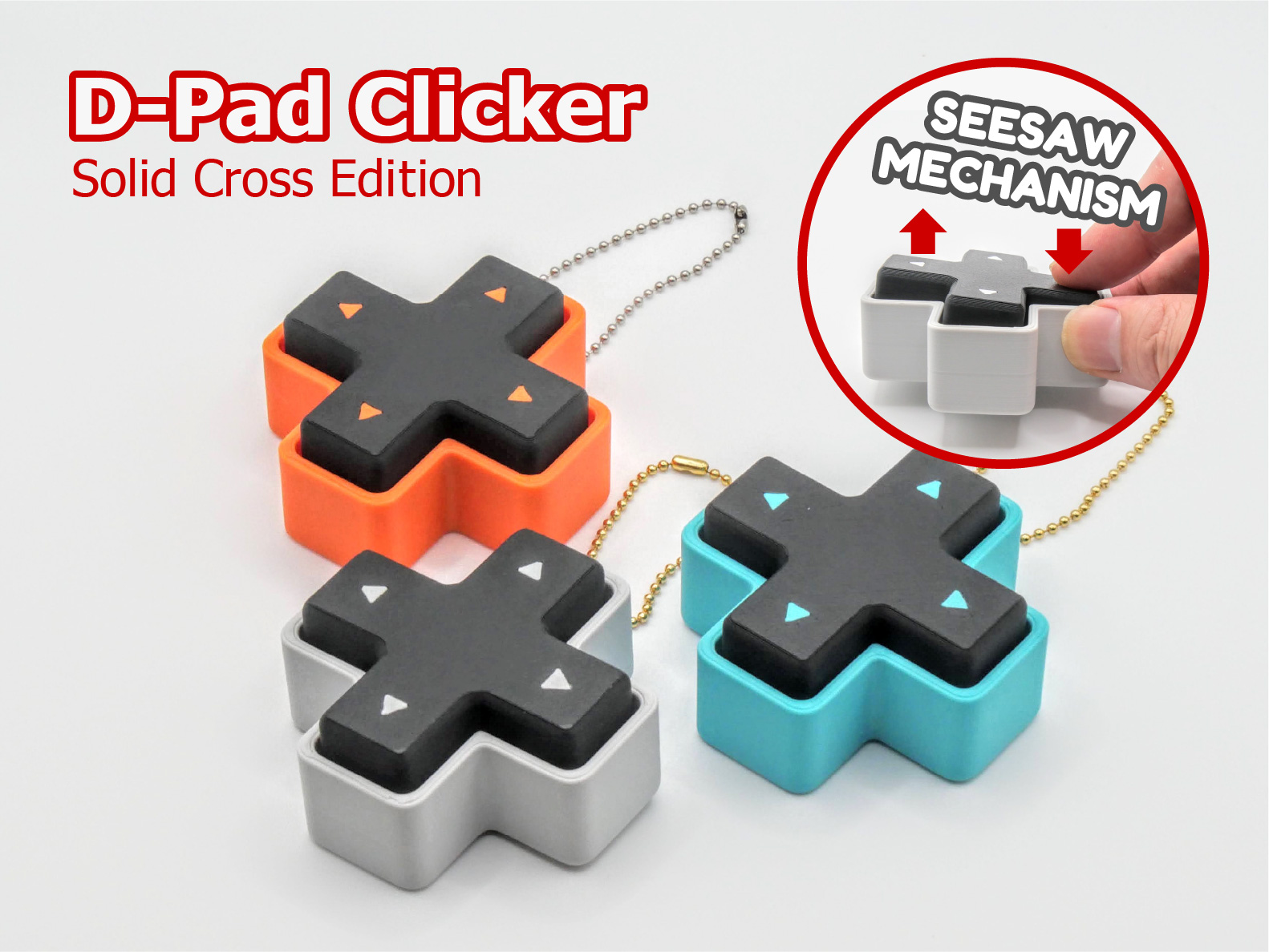 D-Pad Clicker – Solid Cross Edition - 1