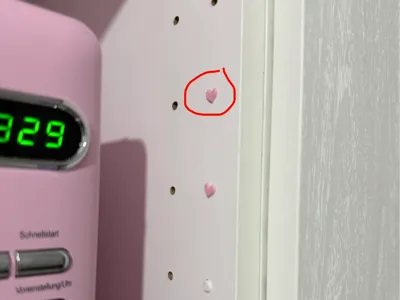 IKEA METOD Hole Plugs / Cover Pins *HEART EDITION*