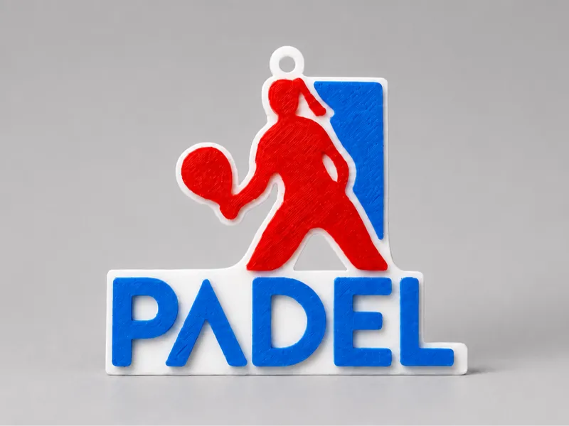Padel Queen Keychain – Small Keychain, Big Energy