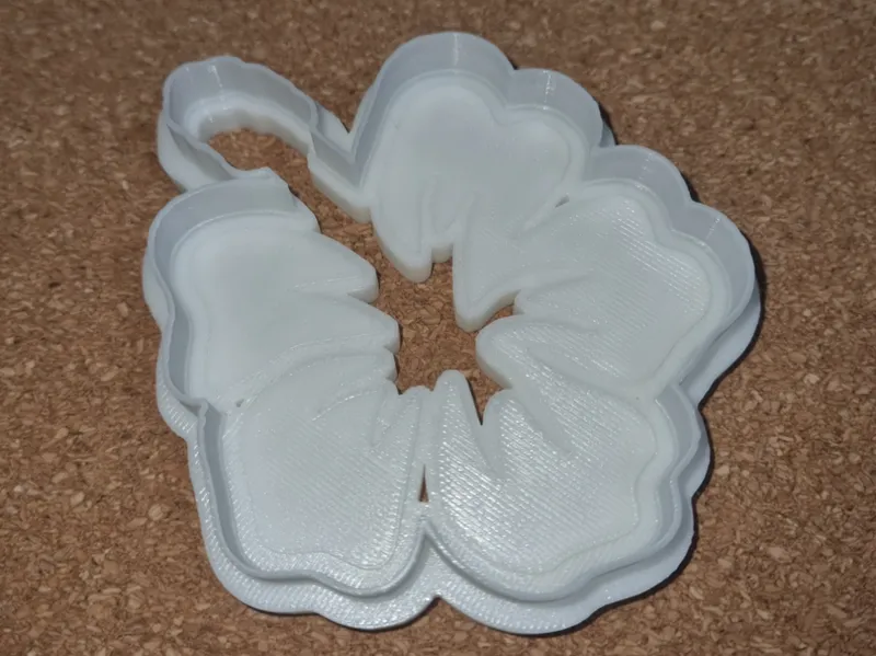 Hawaiian flower cookie cutter
