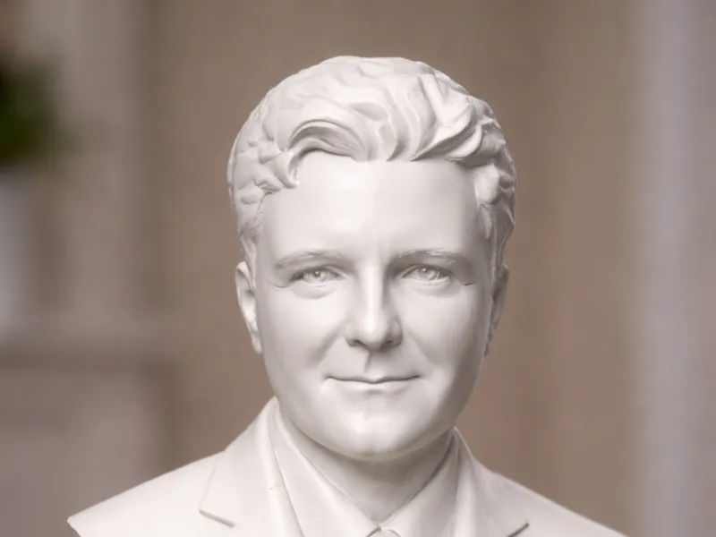 Nicusor Dan Statue