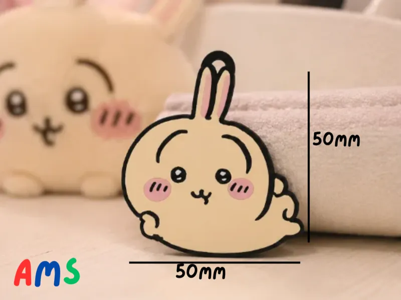 Chiikawa Usagi Keychain | AMS Multicolor
